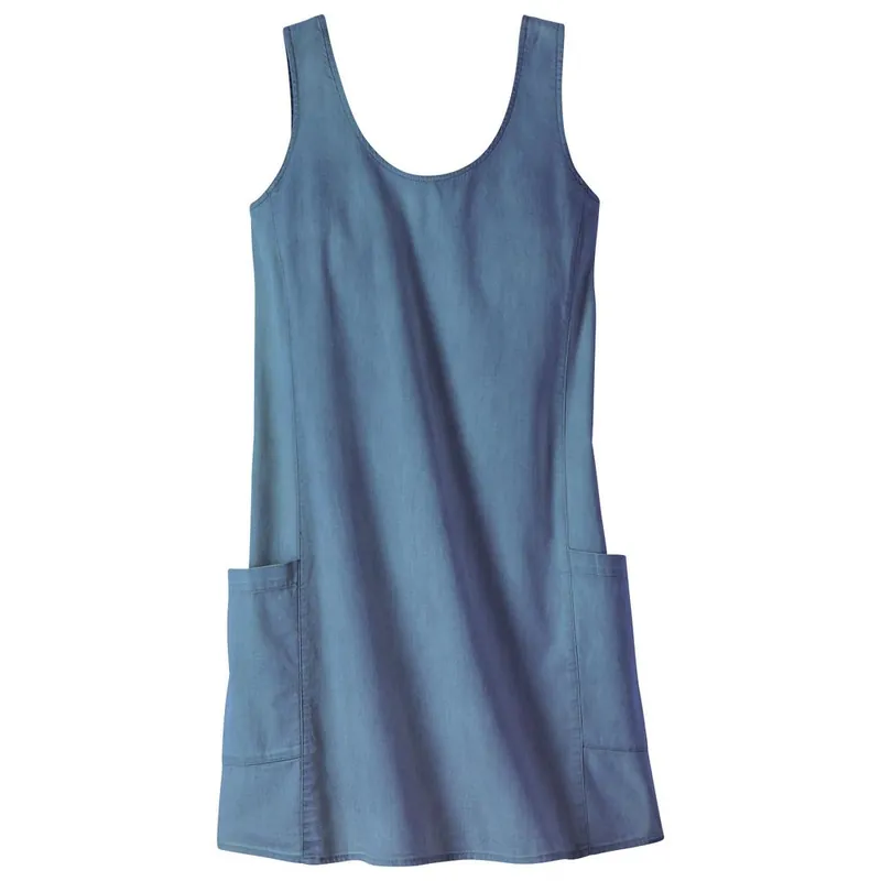 Women‘s Haven Tank Dress - Light Wash - XS