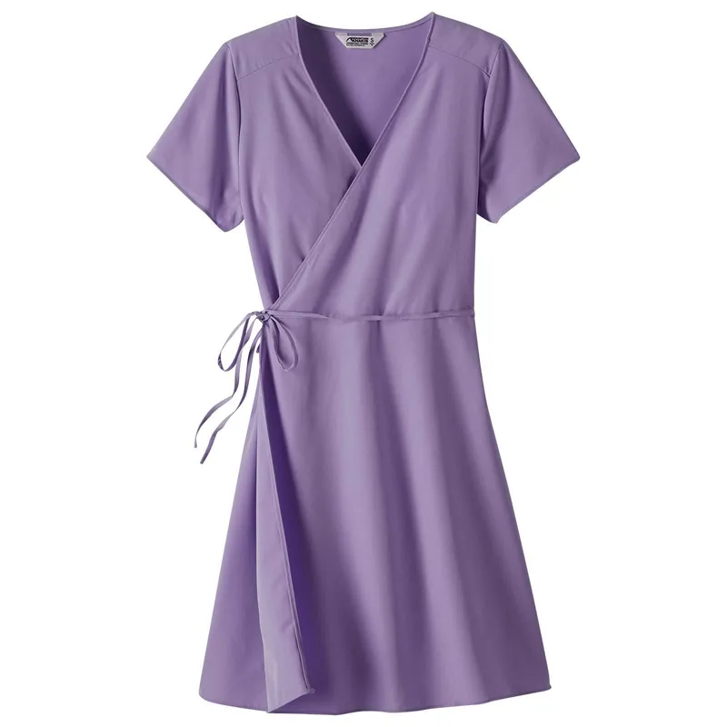 Women‘s Rose Wrap Dress - Amethyst - XL
