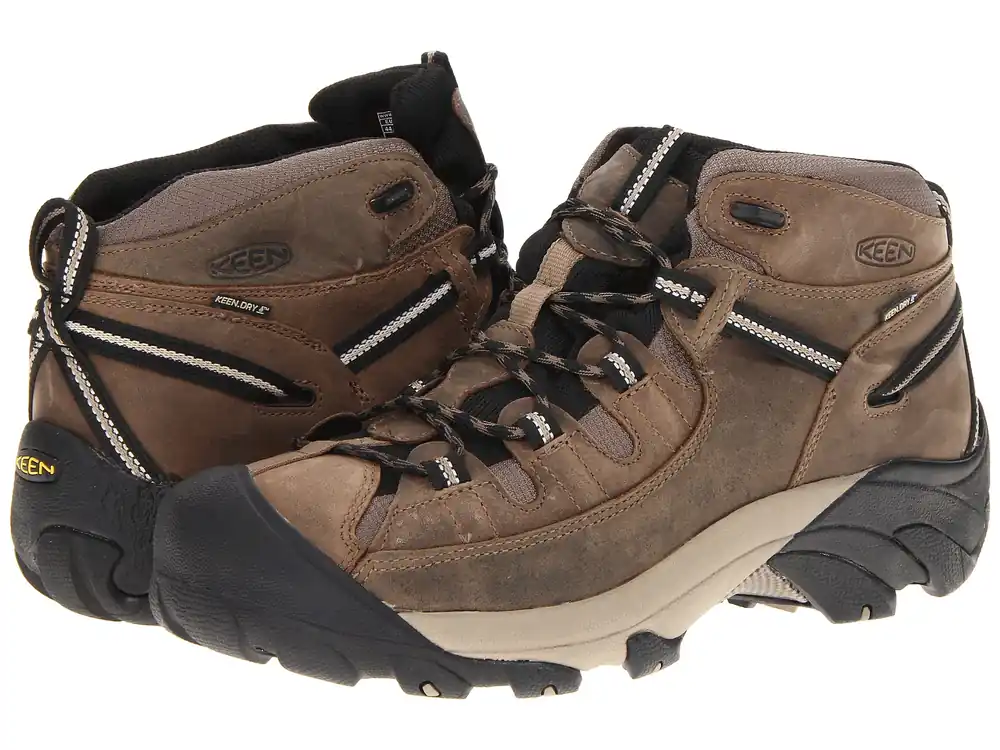 Footwear Men‘s Targhee II Mid Wide WP Shitake/brindle - 13