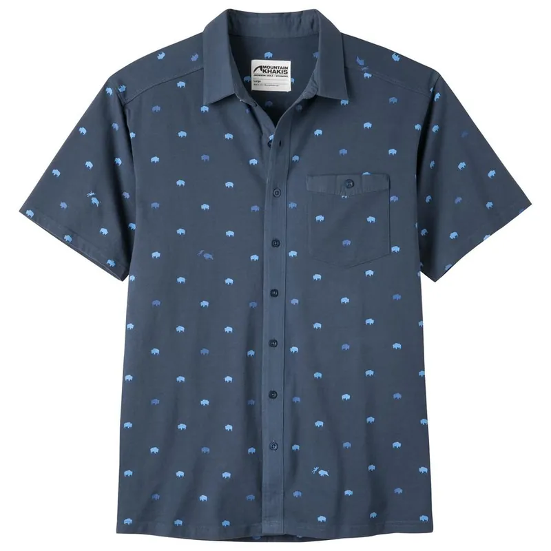 Men‘s Tatanka Short Sleeve Shirt - Twilight Print - Small