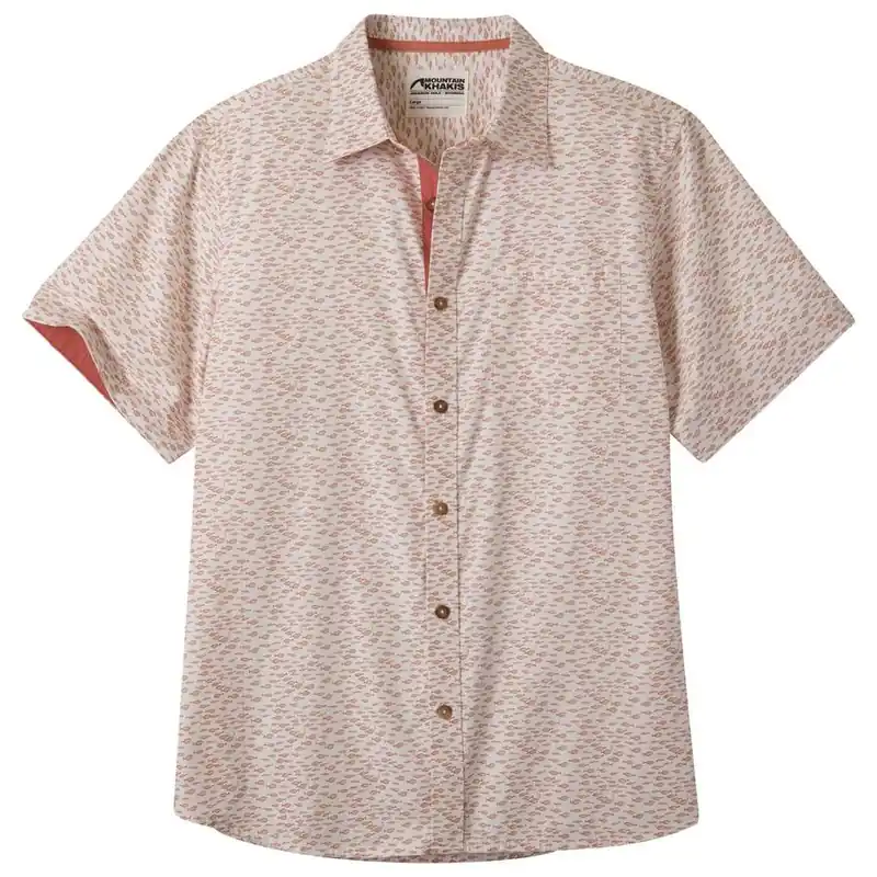 Men‘s Cottonwood Short Sleeve Shirt - Powder Print - Small