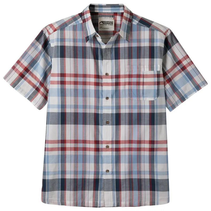 Men‘s Tomahawk Madras Shirt - Twilight Plaid - Small