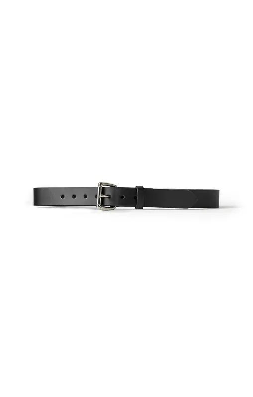 1 1/4 inch Leather Belt - Black 50