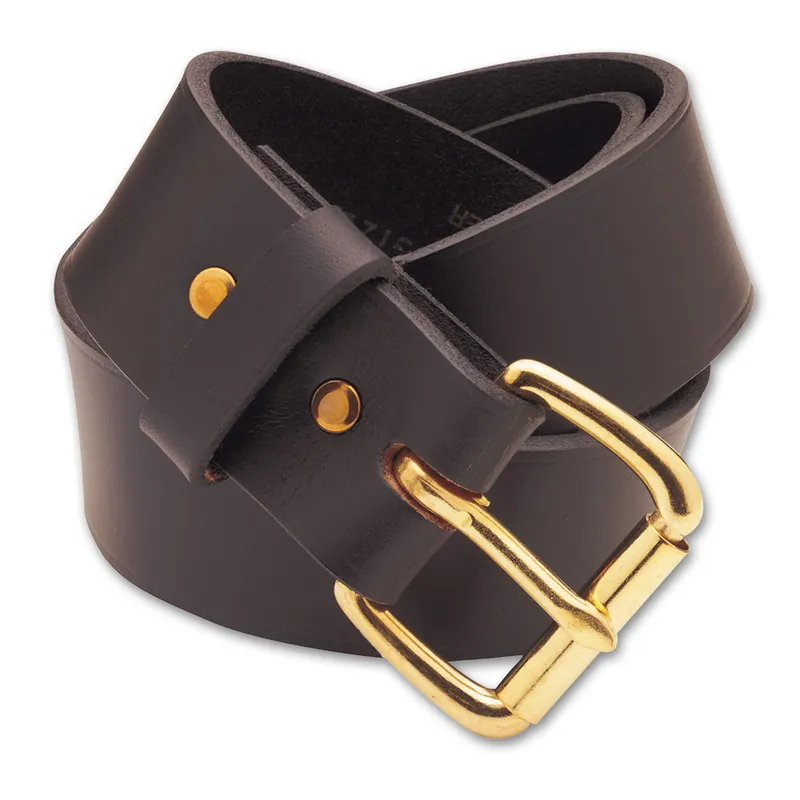 63202 1 1/2 inch Leather Belt Brown - 30