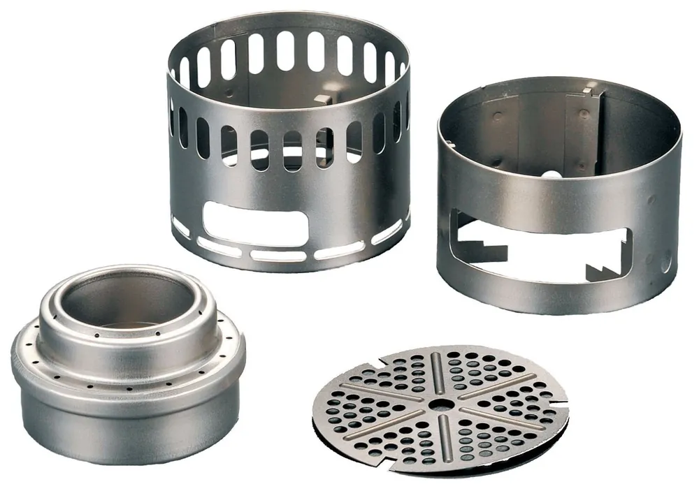 EBY255 Titanium Alcohol Stove DX Stand Set