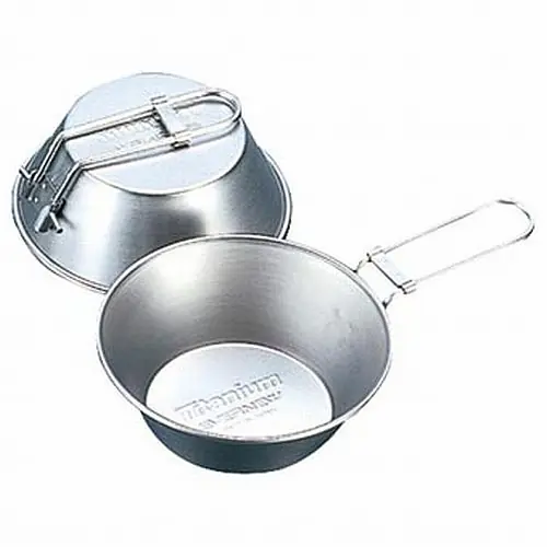 EBY152 Titanium Sierra Cup w/ Folding Handle
