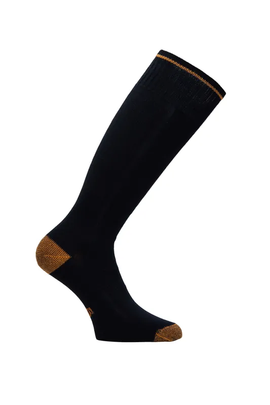 Eurosock Snowbase - Black-orange - S