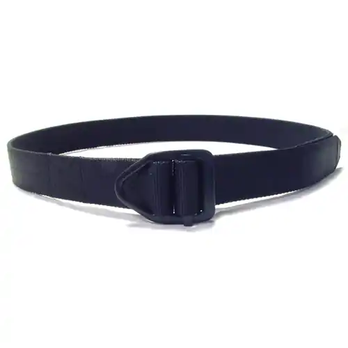 Last Chance Hvy Duty Belt - Black Buckle Navy - MD